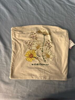 Mighty Fine Cream Tube Top with Subtle Print